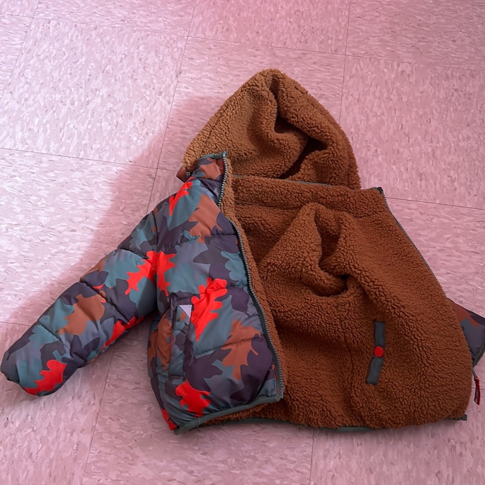 Toddler reversible coat size 2/3 years